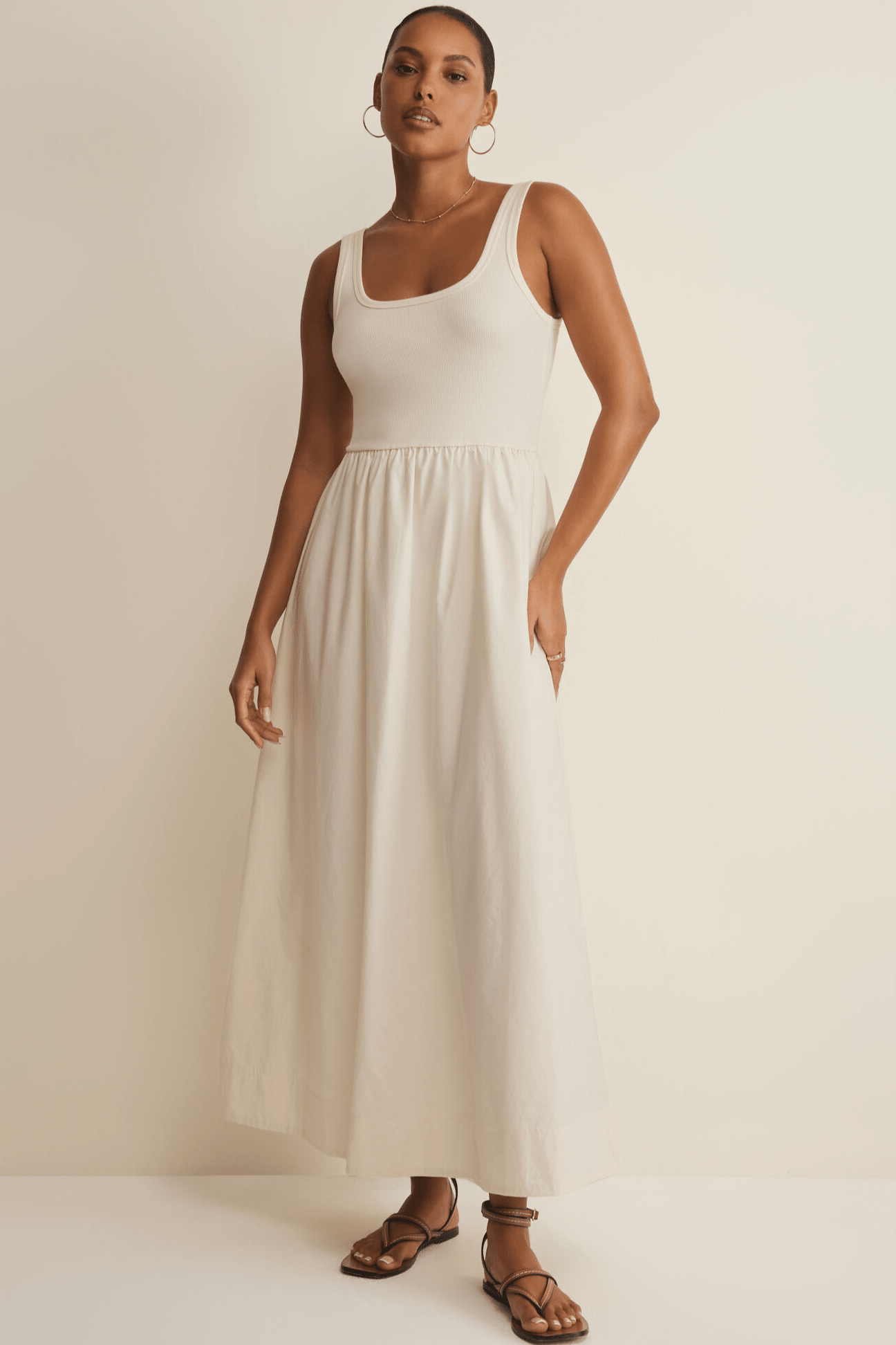 Kensie Midi Dress by z supply at Shirley Shoppe