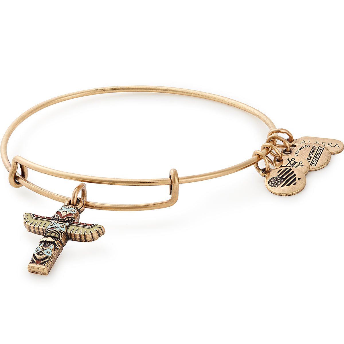 Ketchikan, Alaska Totem Pole Charm Bangle by ALEX AND ANI at Shirley Shoppe