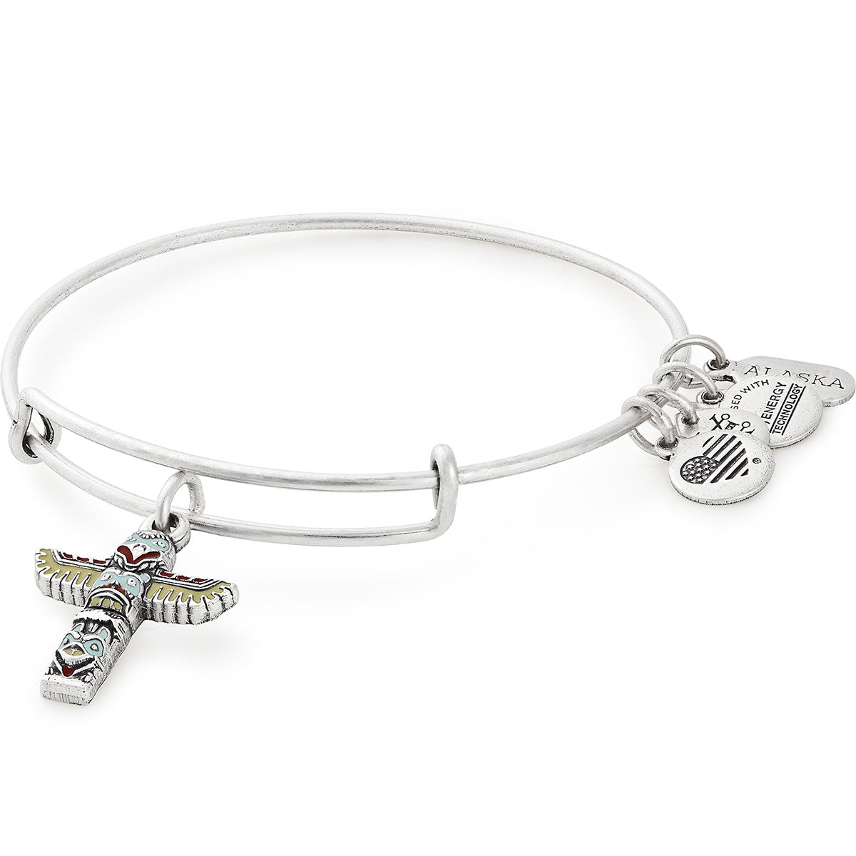 Ketchikan, Alaska Totem Pole Charm Bangle by ALEX AND ANI at Shirley Shoppe