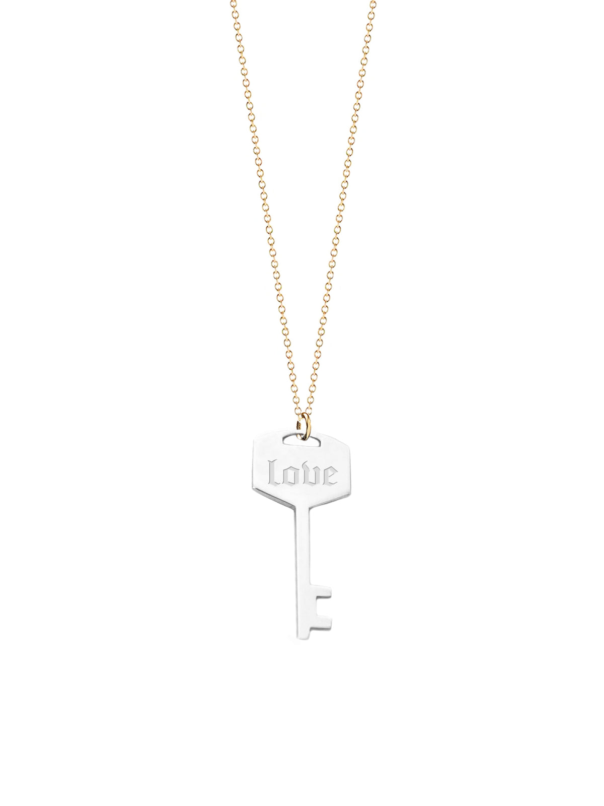 Personalized Key Diamond Necklace