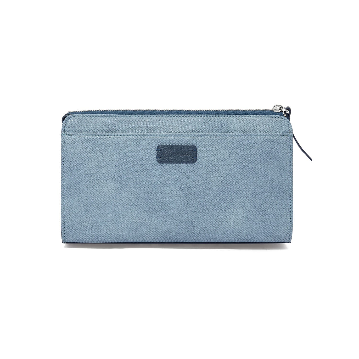 Kyoto In Bloom Indigo Embroidered Pouch