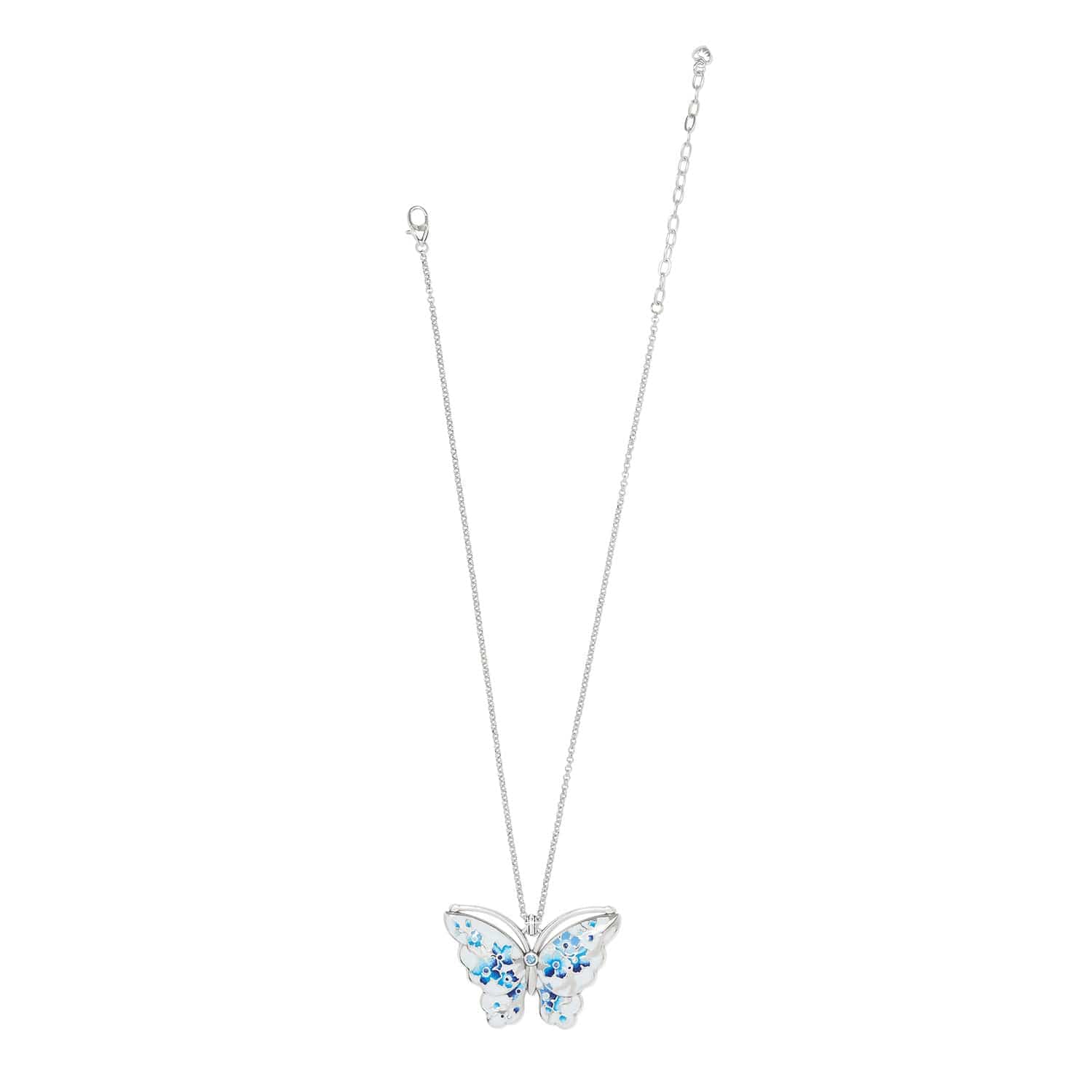 Kyoto In Bloom Indigo Large Butterfly Necklace