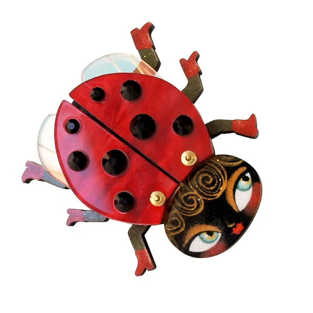 Ladybug Brooch by Laliblue by Quirks! at Shirley Shoppe