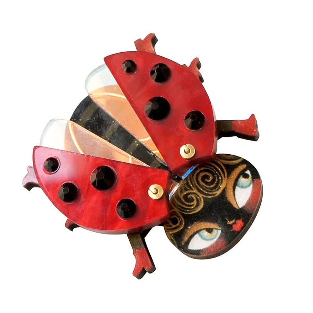 Ladybug Brooch by Laliblue by Quirks! at Shirley Shoppe