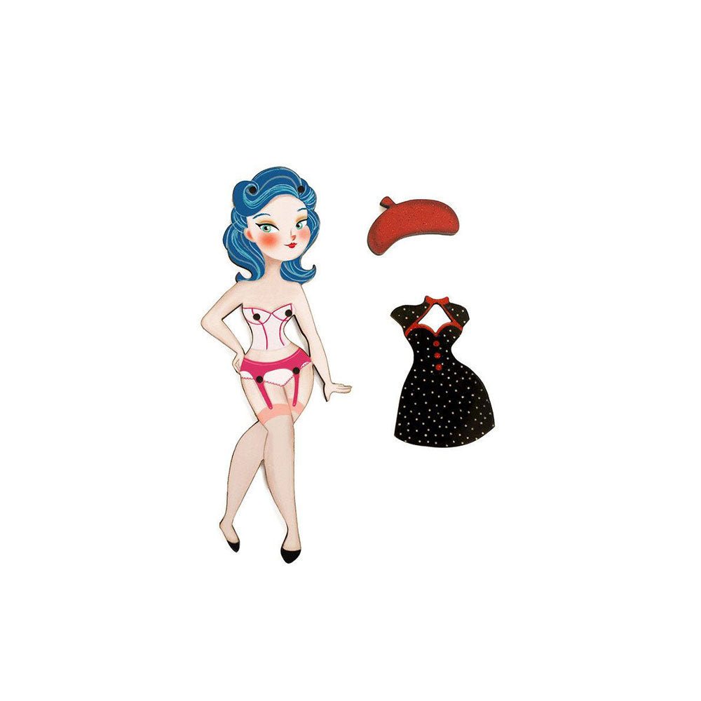 Lali Doll + Outfit Brooch by Laliblue by Quirks! at Shirley Shoppe