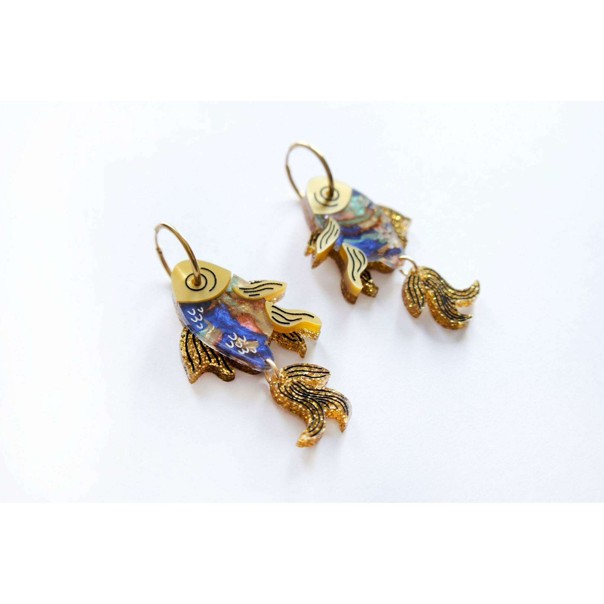 Fish Earrings by Laliblue