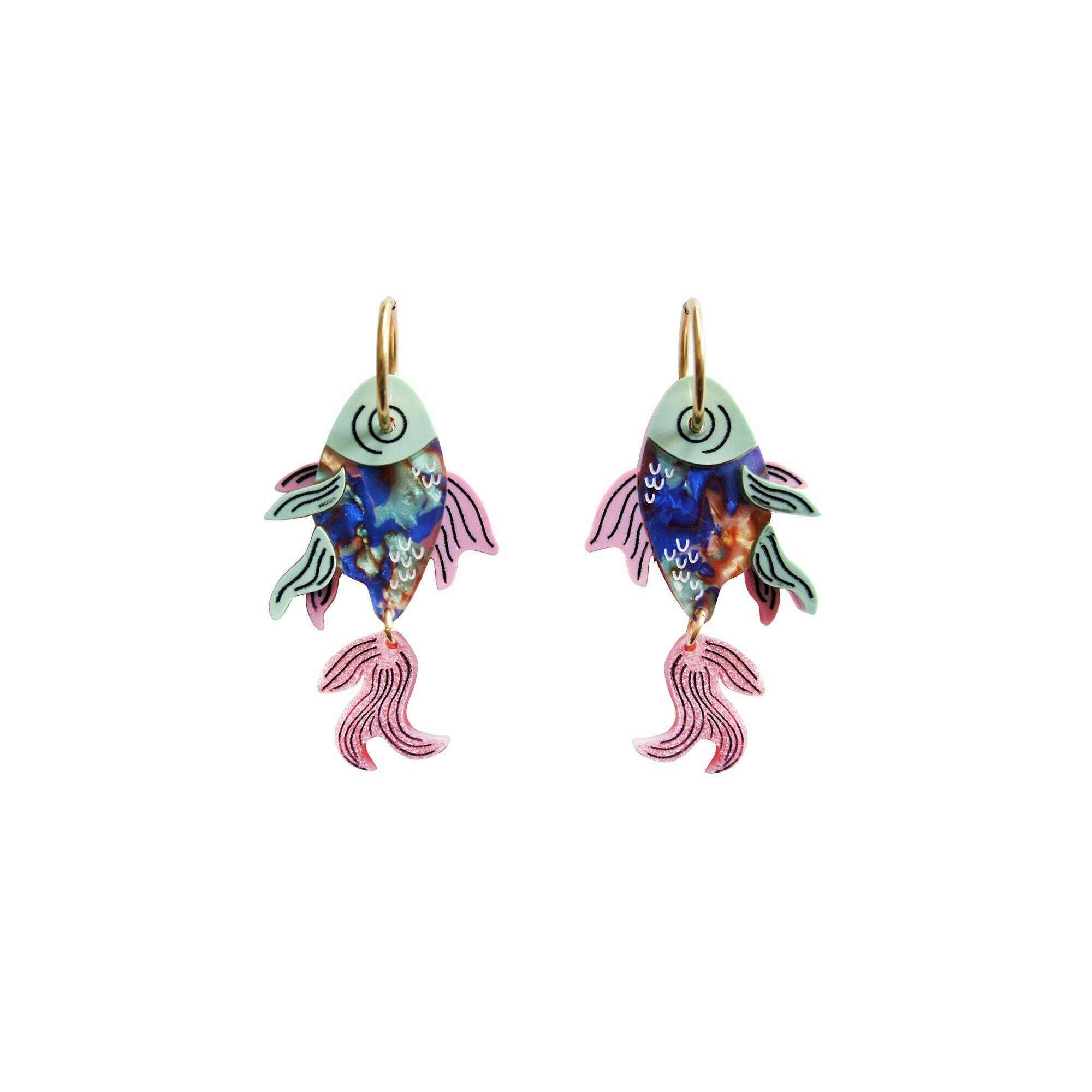 Fish Earrings by Laliblue