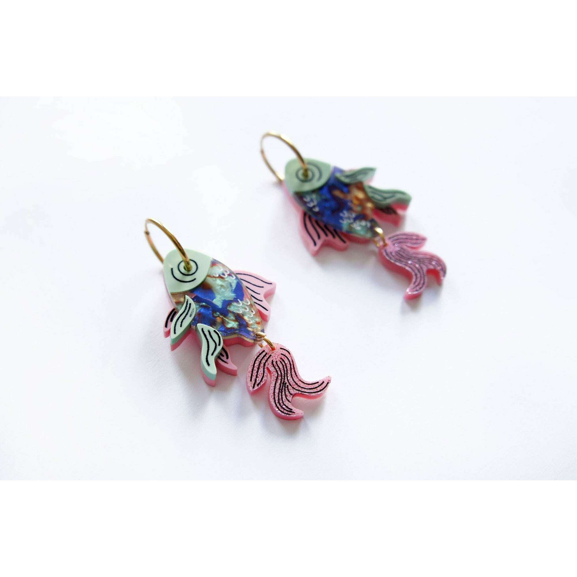 Fish Earrings by Laliblue