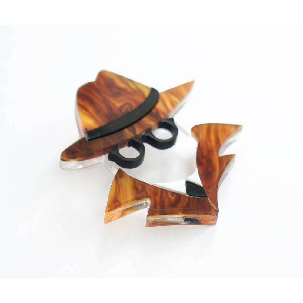 Invisible Man Brooch by Laliblue | PRE-ORDER SHIPS IN 2-3 WEEKS