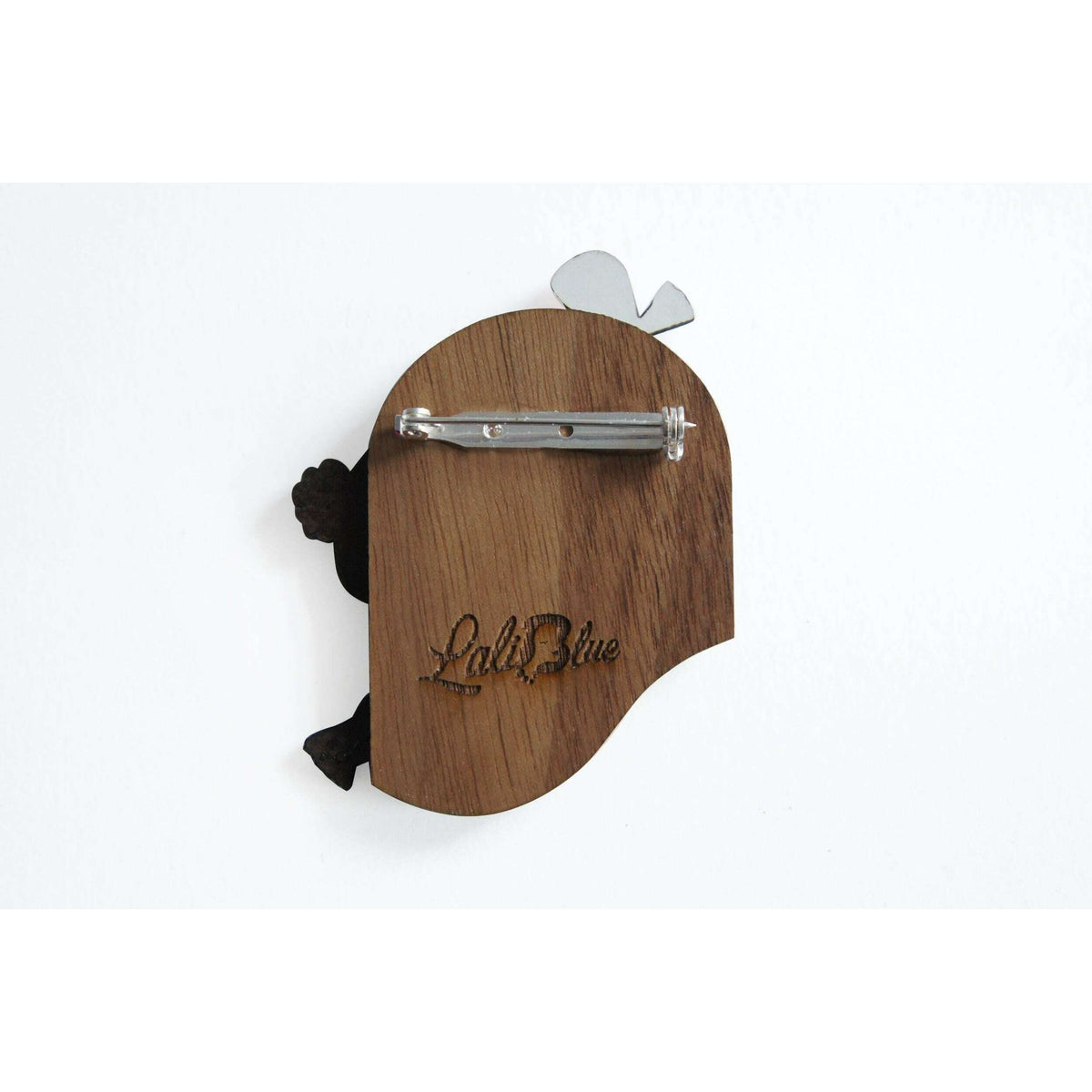 Kiss Me Under the Mistletoe Brooch by Laliblue | PRE-ORDER SHIPS IN 2-3 WEEKS