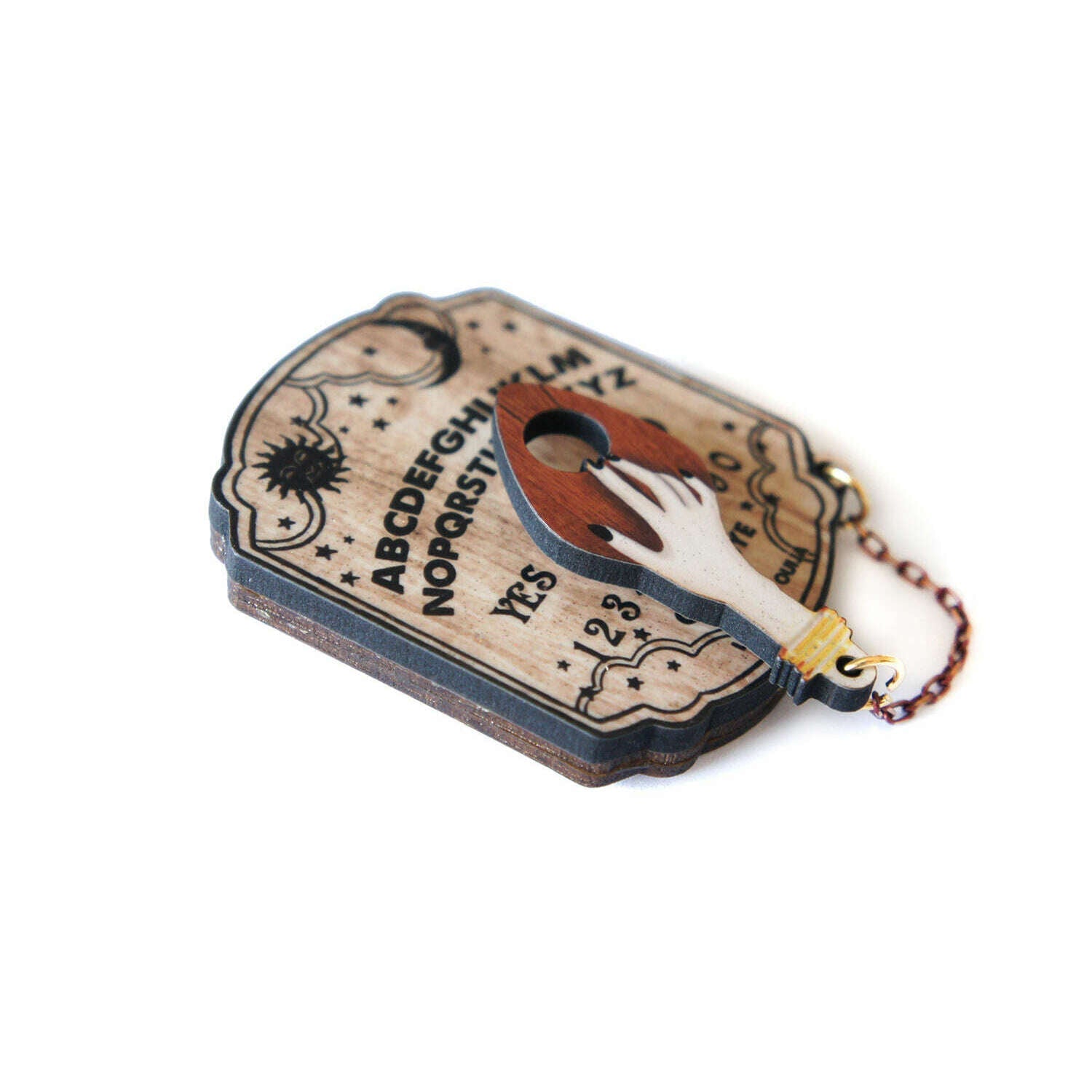 Ouija Board Brooch by Laliblue