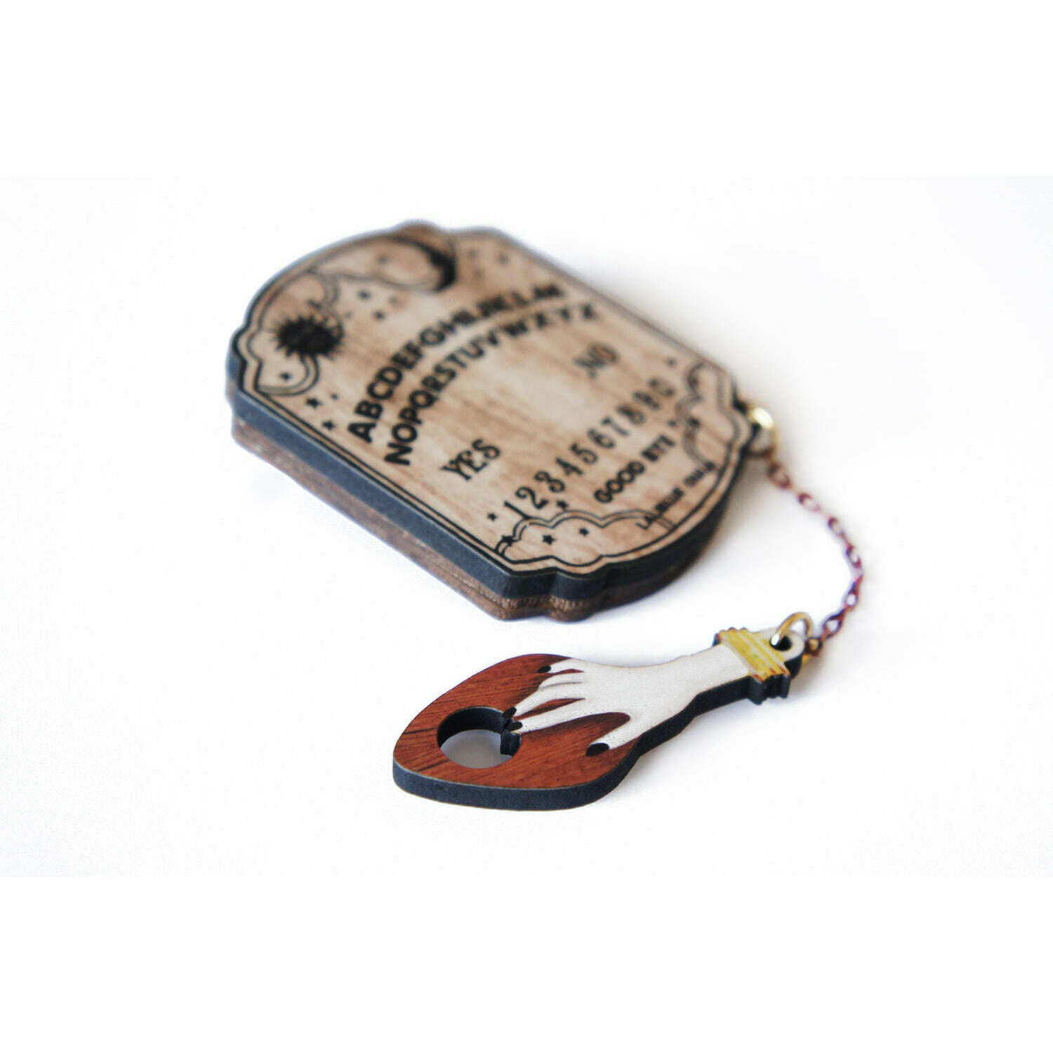 Ouija Board Brooch by Laliblue
