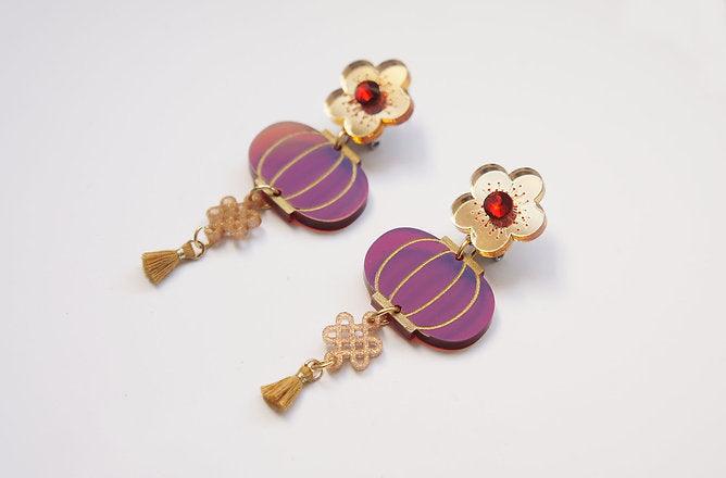 Lantern Party Earrings by Laliblue by Quirks! at Shirley Shoppe