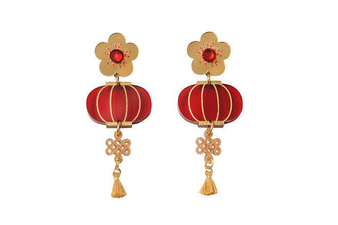 Lantern Party Earrings by Laliblue by Quirks! at Shirley Shoppe