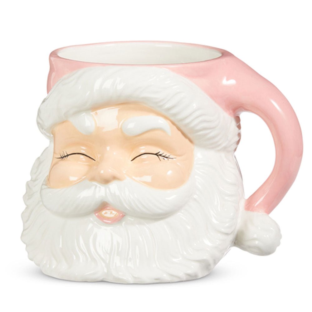 Large Ceramic Pink Santa Mug by Quirks! at Shirley Shoppe