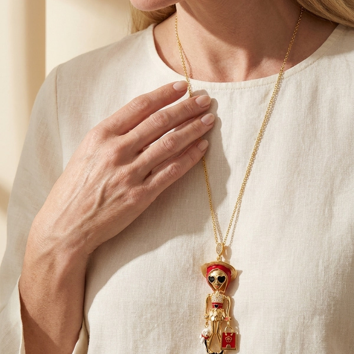 Uptown Girls Pendant Necklace