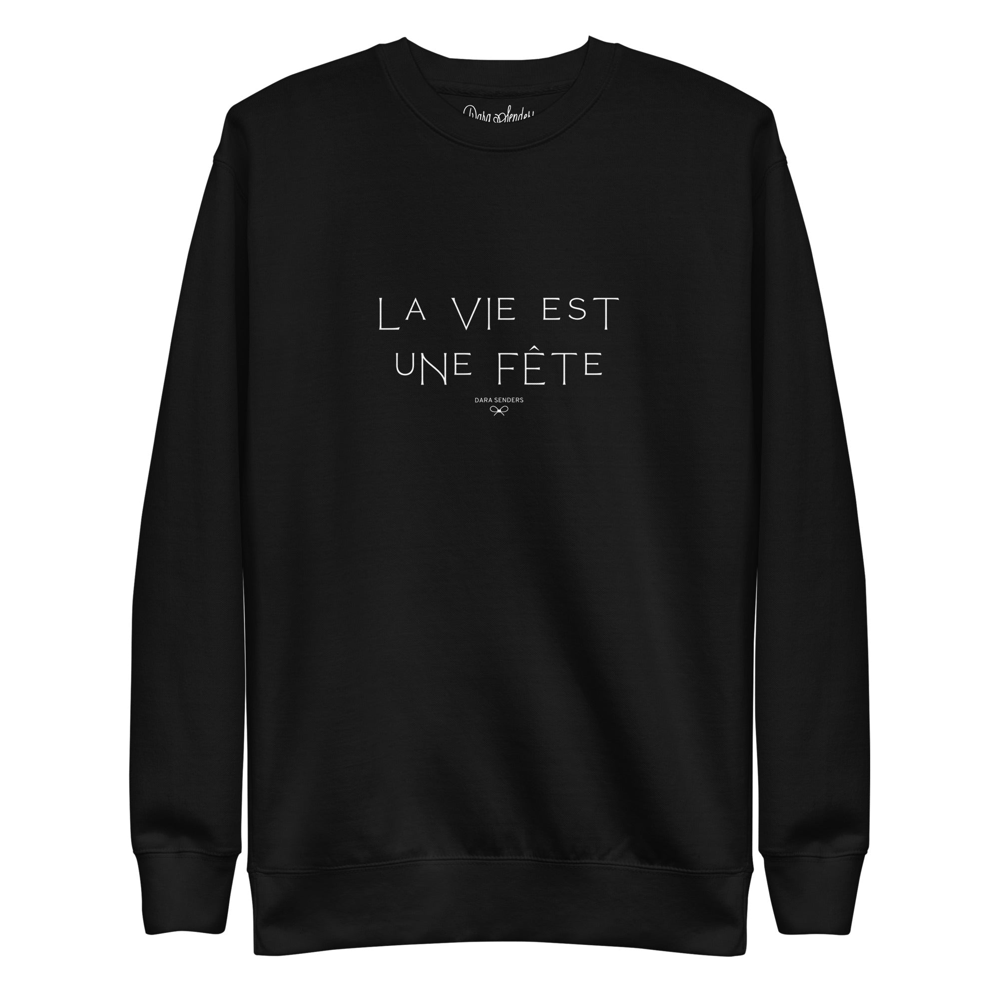 LIFE IS A PARTY • EMBROIDERED PULLOVER by DARA SENDERS at Shirley Shoppe