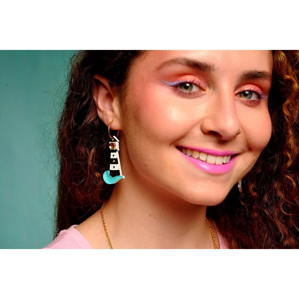 Lighthouse Earrings by Laliblue by Quirks! at Shirley Shoppe