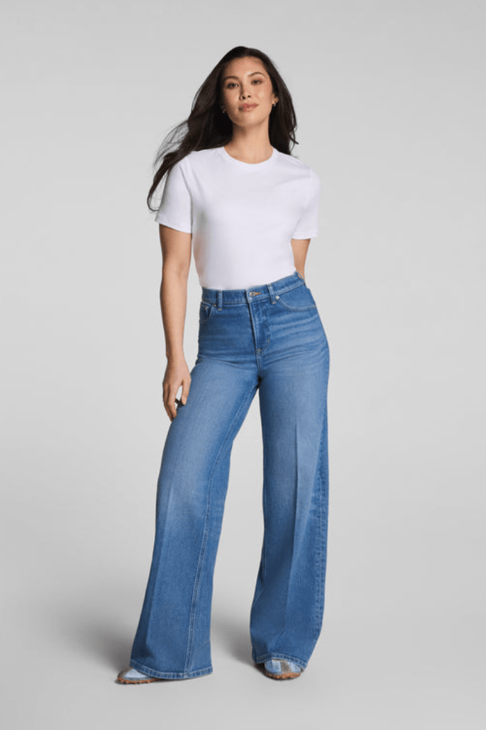 Lightweight Cotton Crewneck Tee by Spanx at Shirley Shoppe
