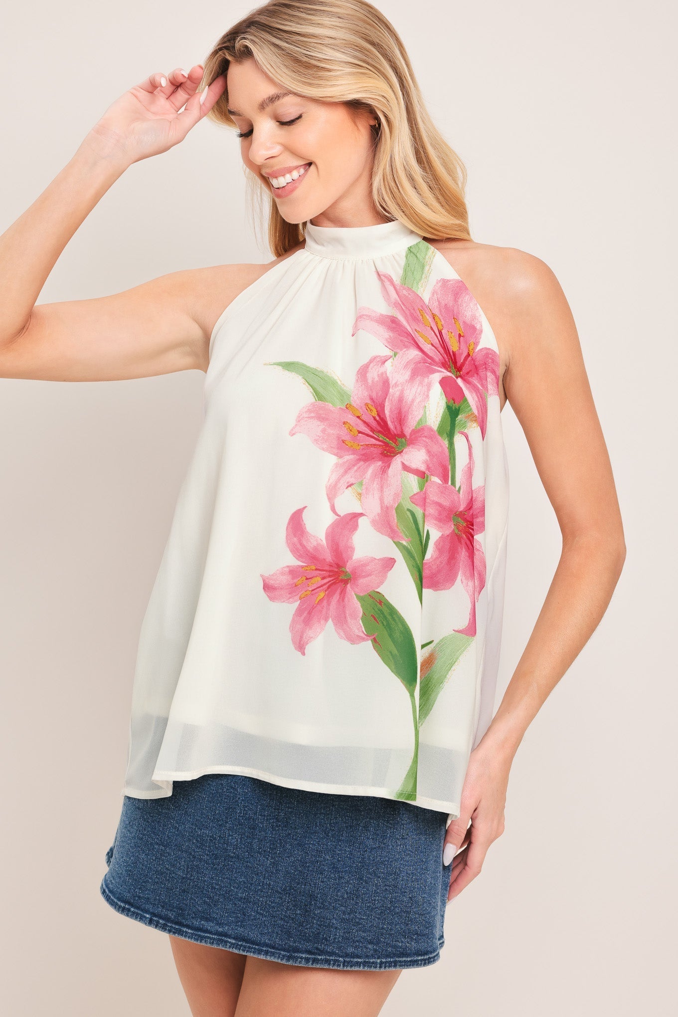 LILY DREAM WOVEN TOP by Flying Tomato at Shirley Shoppe