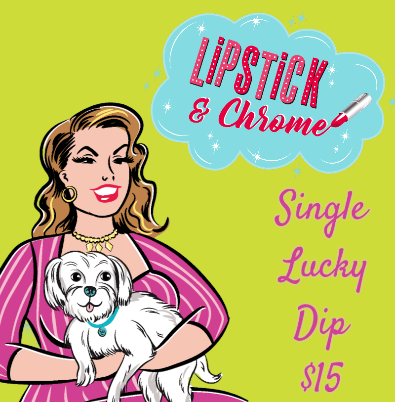 Mystery Brooch Lucky Dip — Surprise Vintage Pin | Lipstick & Chrome