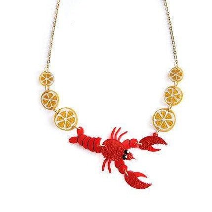 Lobster Necklace by Laliblue by Quirks! at Shirley Shoppe
