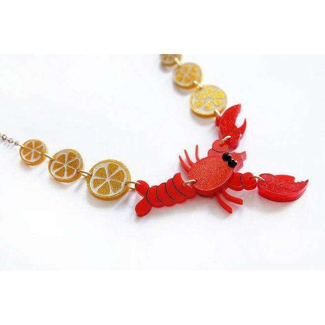 Lobster Necklace by Laliblue