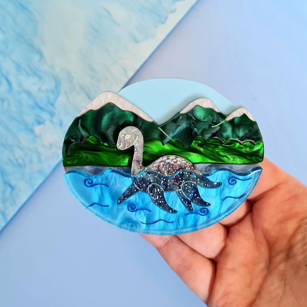 Loch Ness Monster Brooch by Cherryloco by Quirks! at Shirley Shoppe