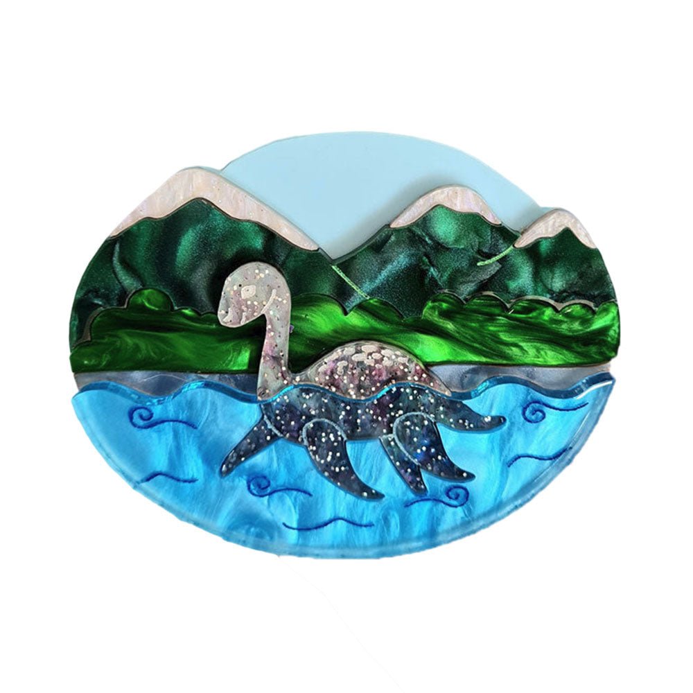 Loch Ness Monster Brooch by Cherryloco by Quirks! at Shirley Shoppe