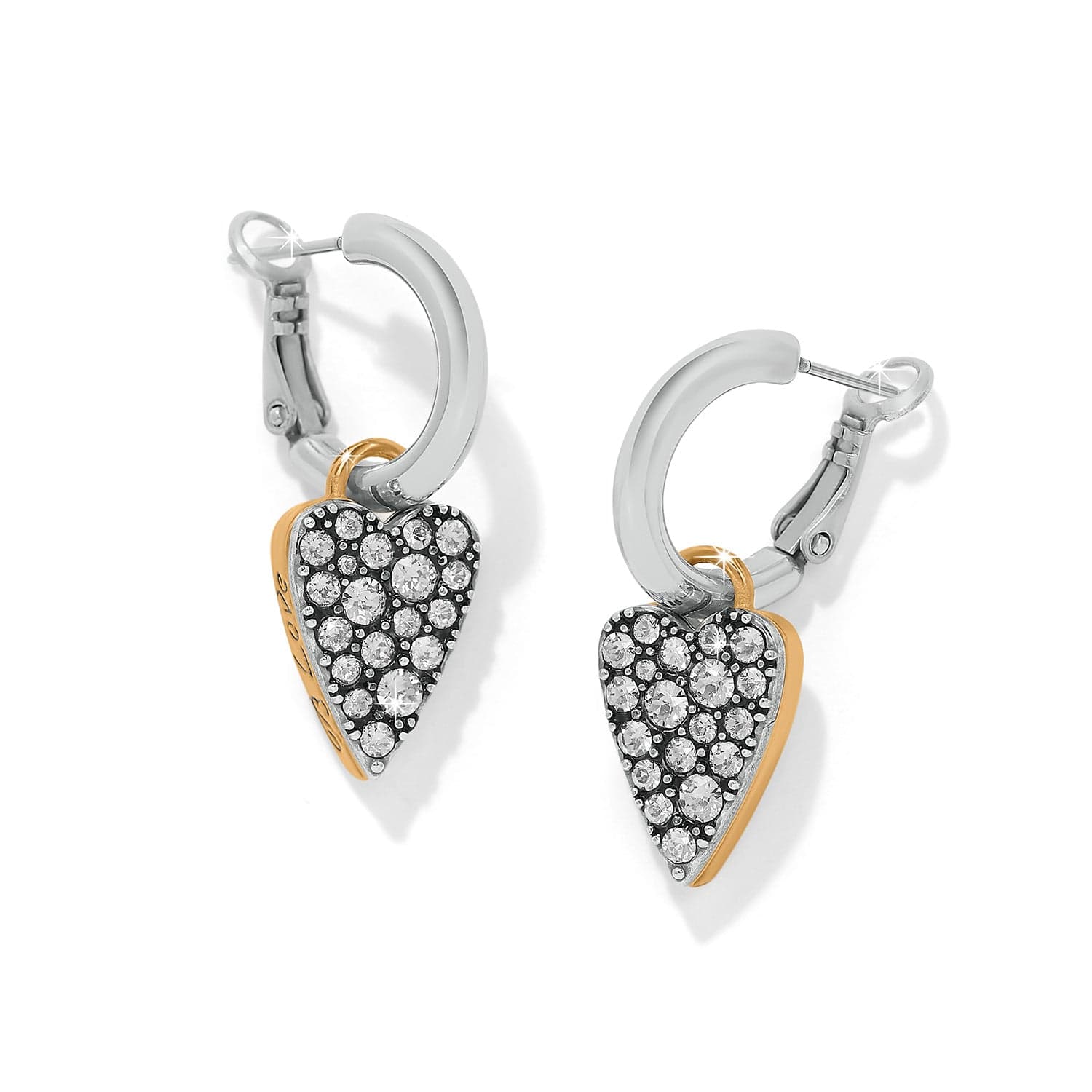 Love Messages B Love Reversible Hoop Earrings