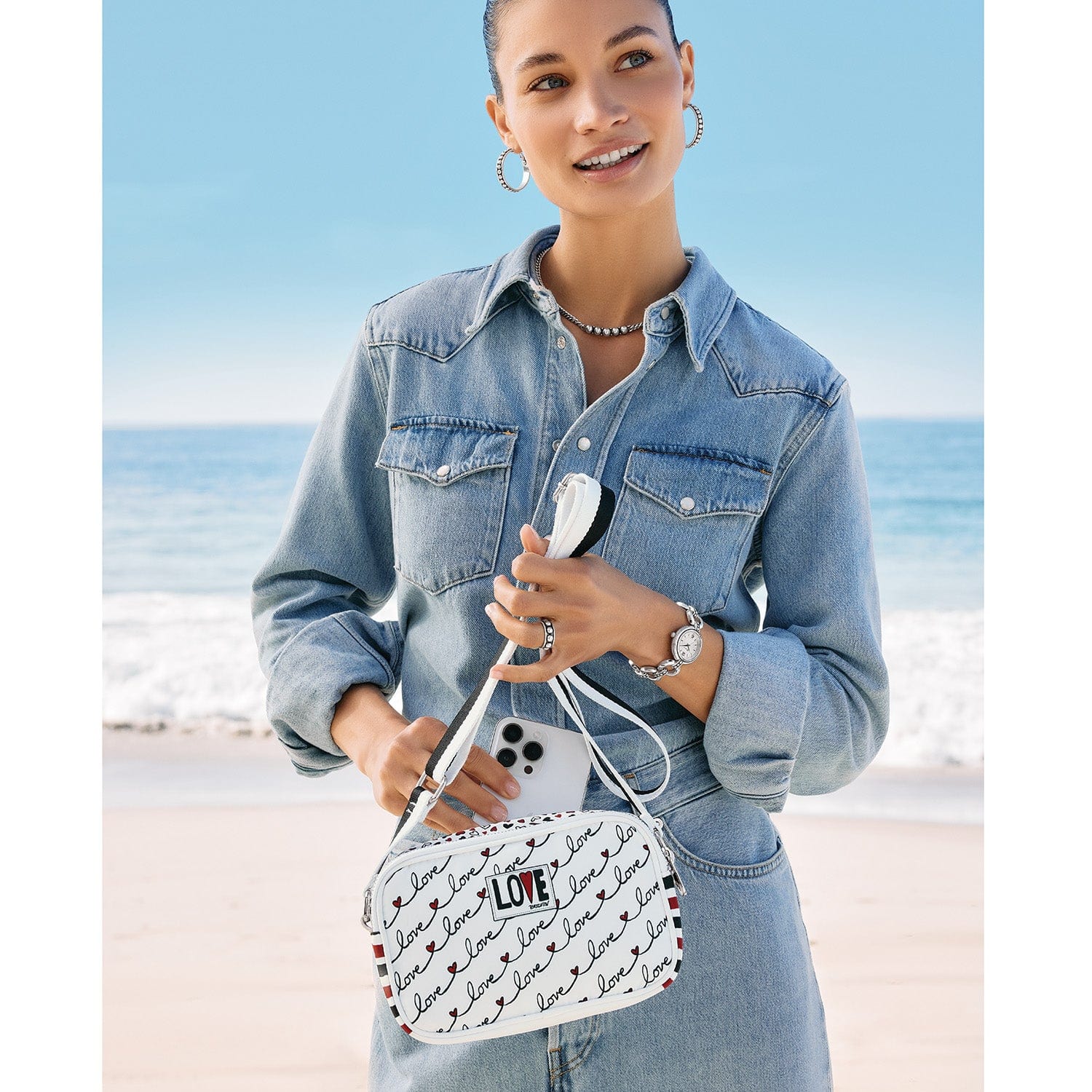 Love Scroll Cross Body Bag