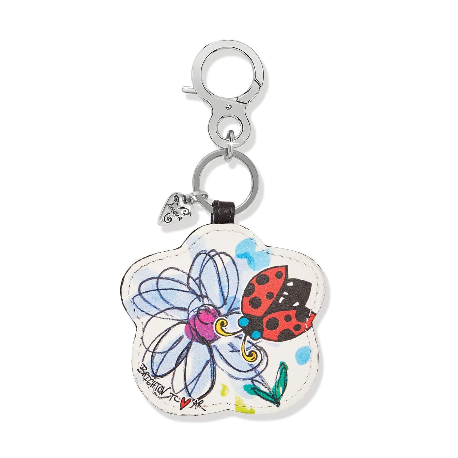Love Tweet II Flower Handbag Fob