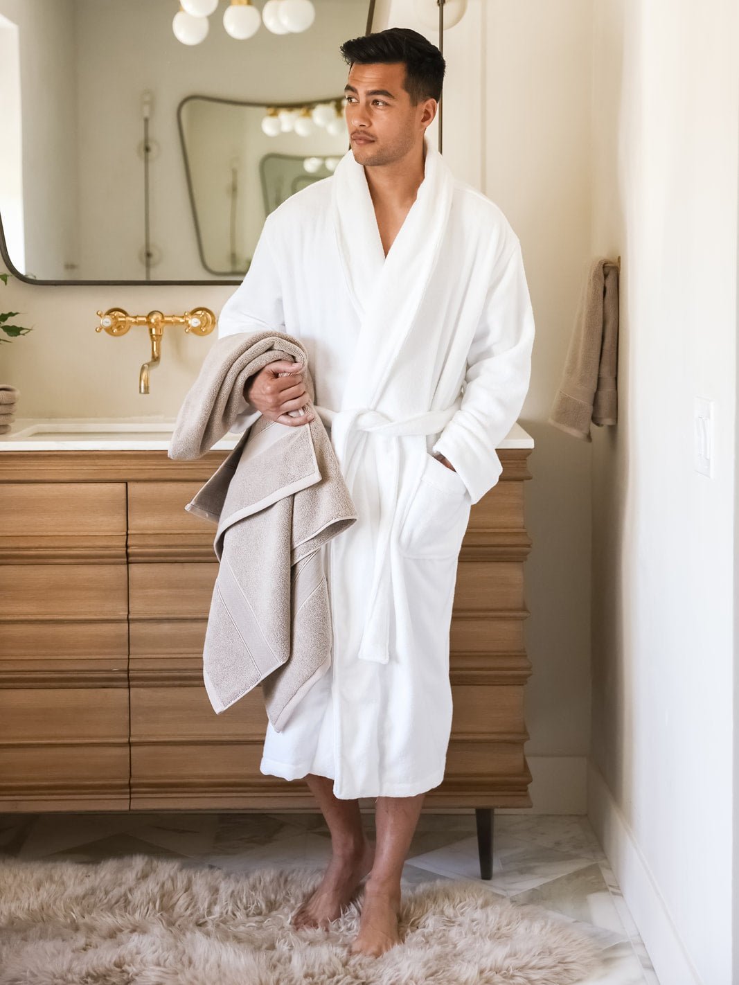 Luxe Bath Sheets by Cozy Earth at Shirley Shoppe