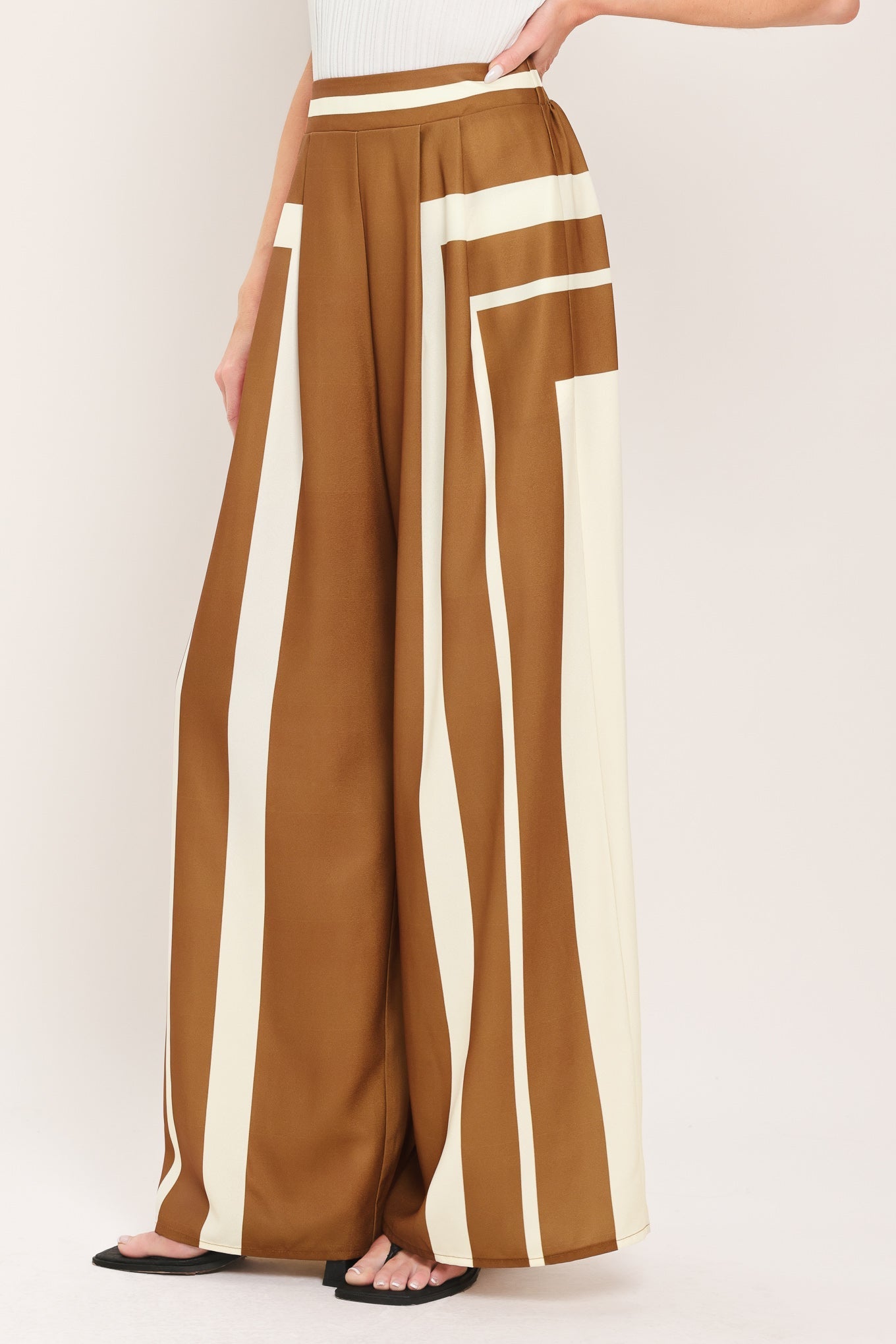 LUXE COAST WOVEN TOP AND PANT SET by Flying Tomato at Shirley Shoppe