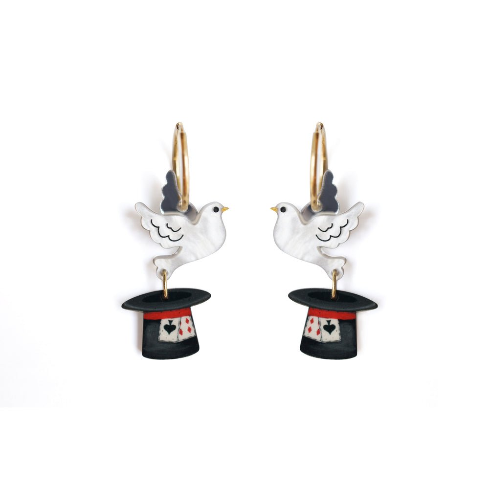 Magic Trick Earrings by Laliblue by Quirks! at Shirley Shoppe