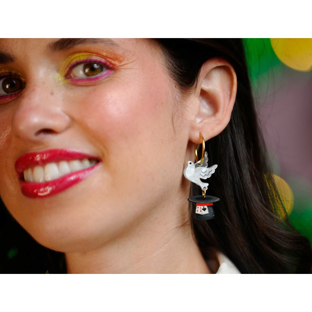 Magic Trick Earrings by Laliblue by Quirks! at Shirley Shoppe