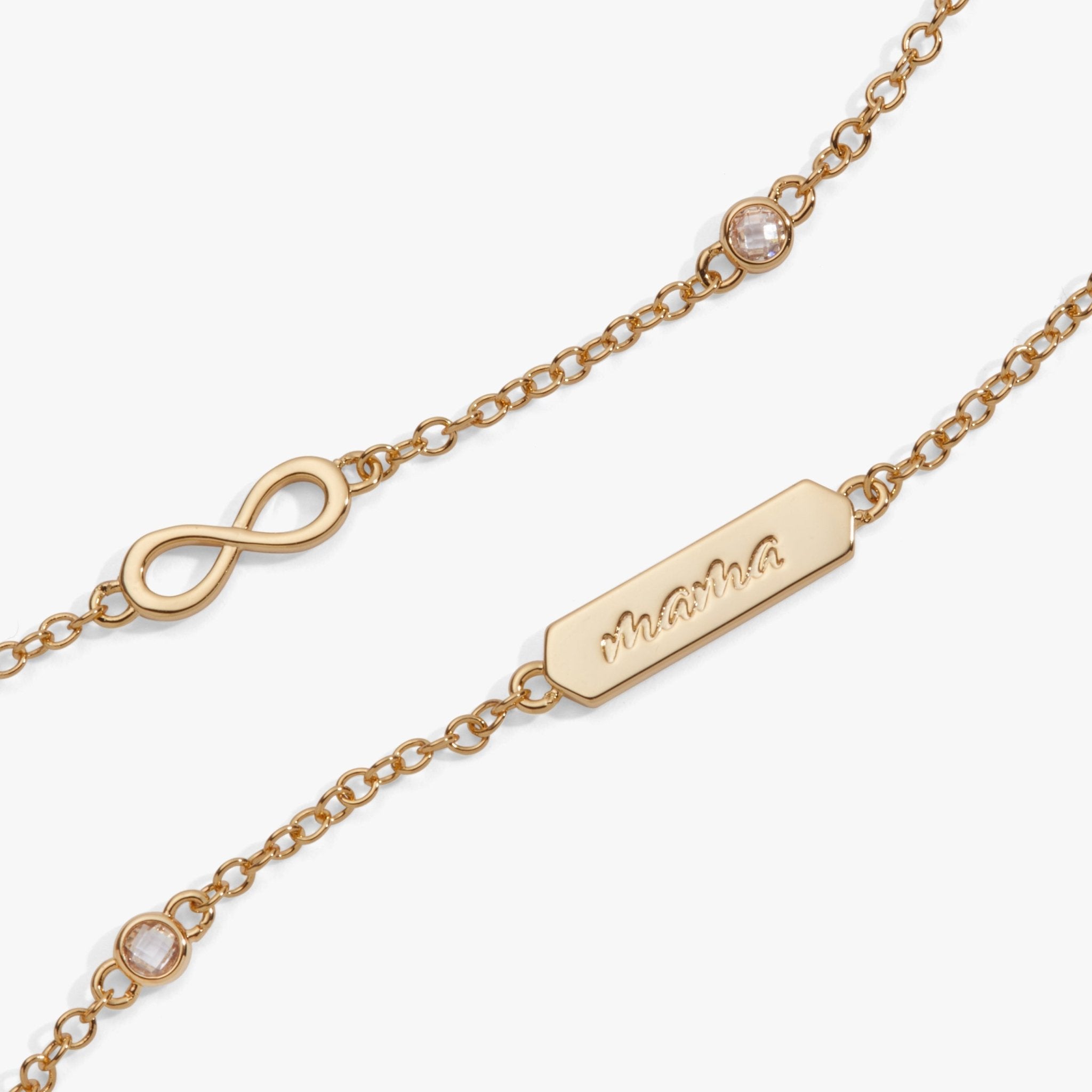 Mama Infinity Chain Double Strand Bracelet by ALEX AND ANI at Shirley Shoppe
