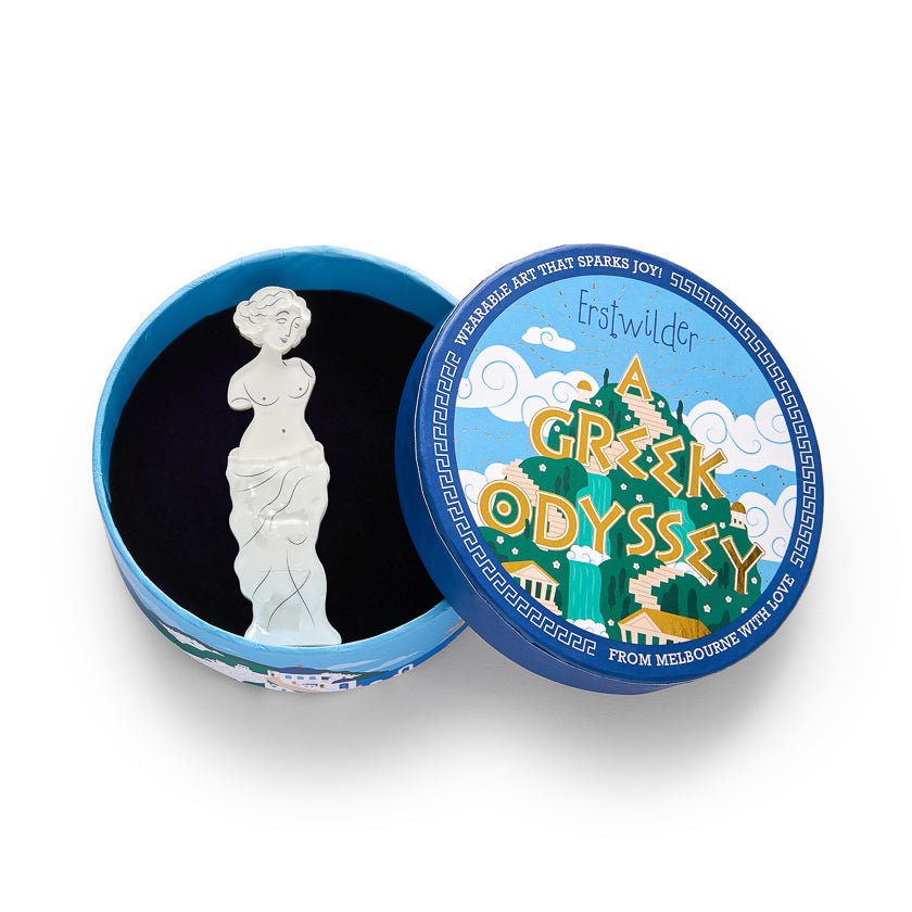 Marble Muse Aphrodite Brooch by Erstwilder by Quirks! at Shirley Shoppe