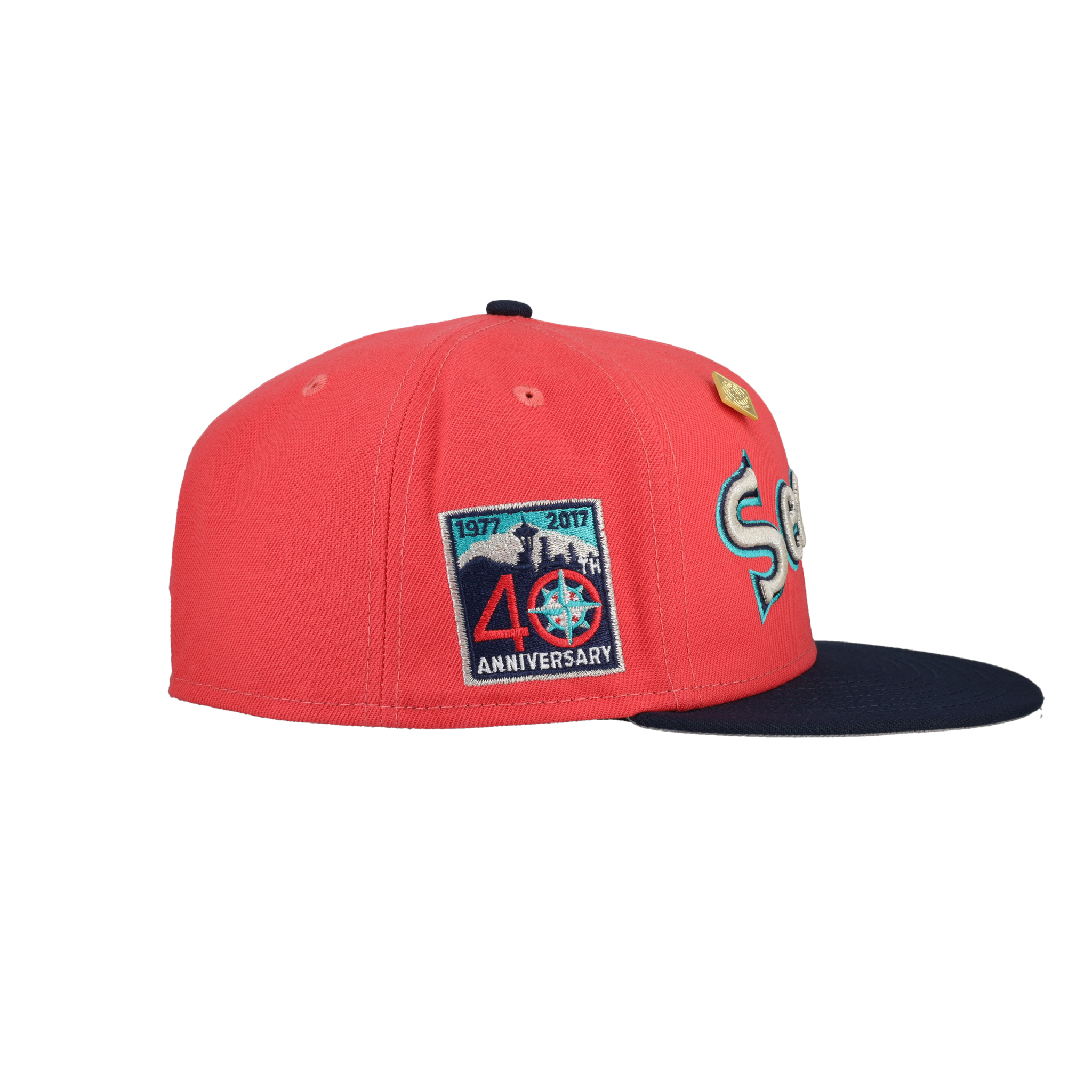 Seattle Mariners 40th Anniversary Side Patch 59Fifty Fitted Hat