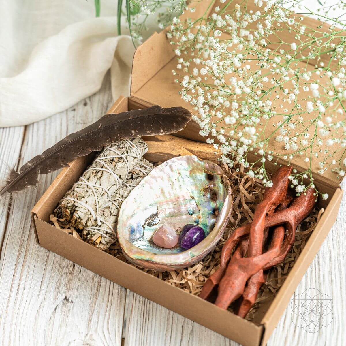Master Cleanse - Deluxe Smudging Kit (10-Pieces) by Conscious Items at Shirley Shoppe