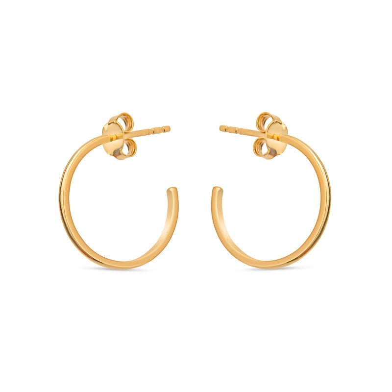 Megan 14K Gold Hoop Earrings by Christina Greene at Shirley Shoppe