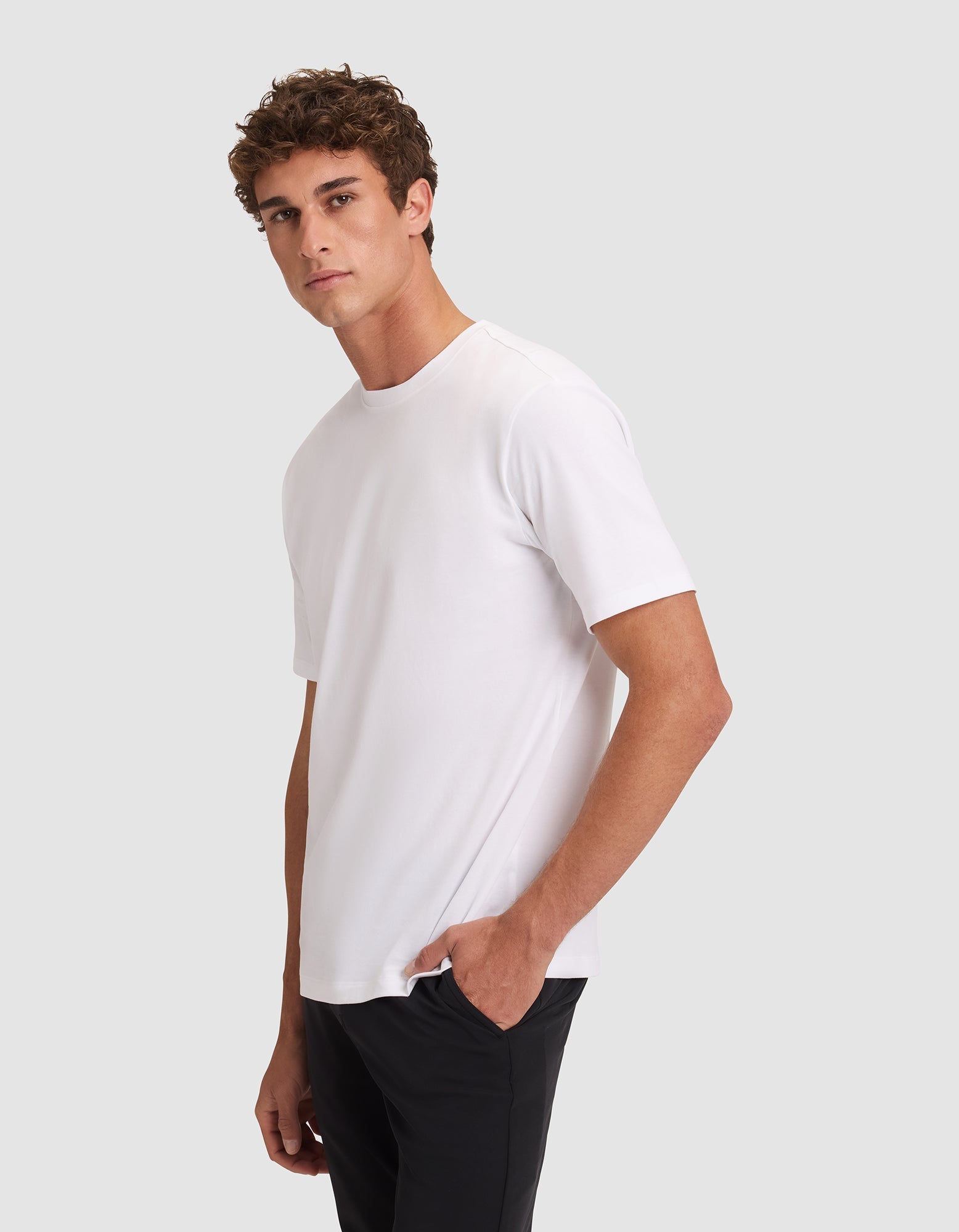Men's All Day Tee by Cozy Earth at Shirley Shoppe