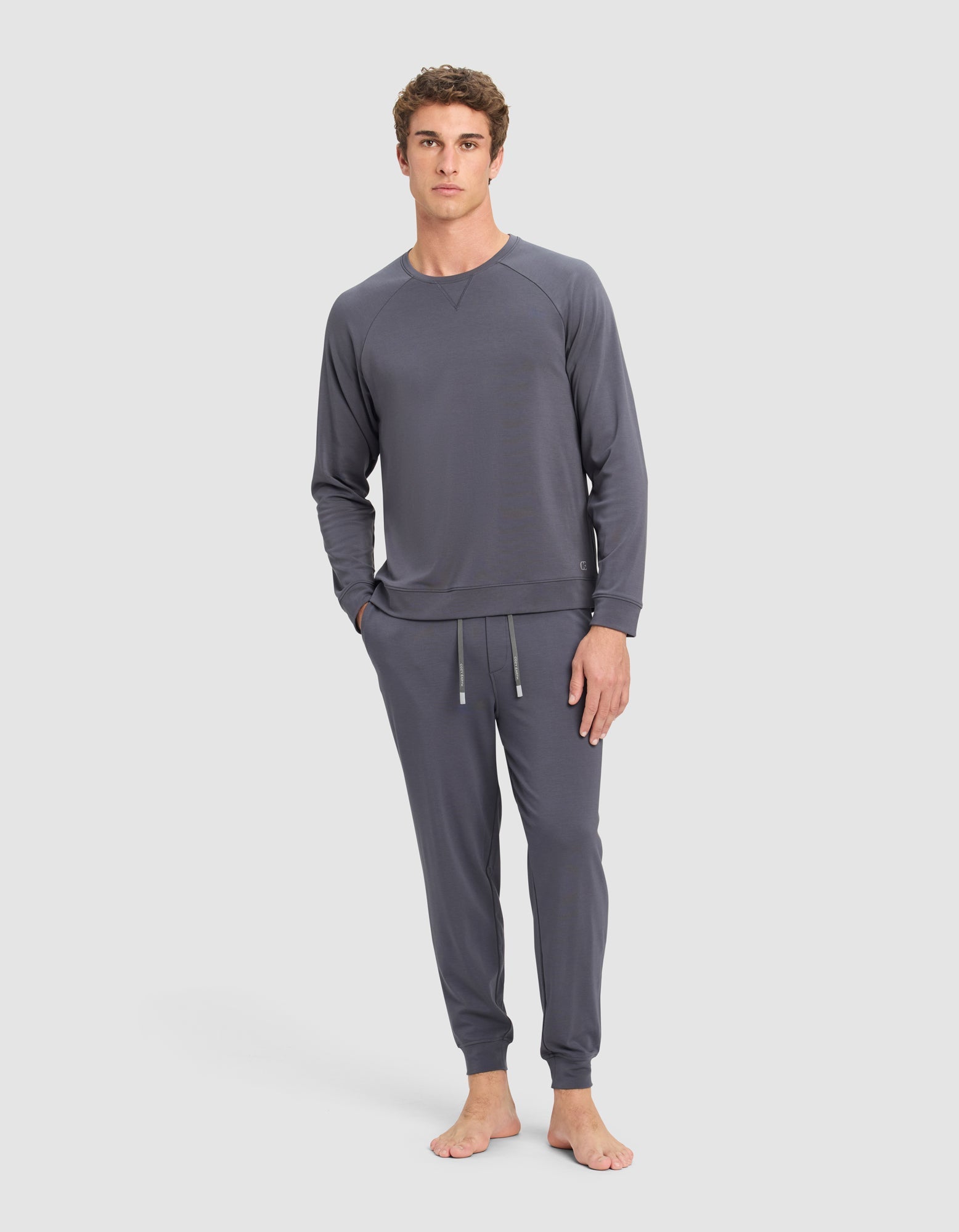 Men's Brushed Bamboo Jogger Set by Cozy Earth at Shirley Shoppe