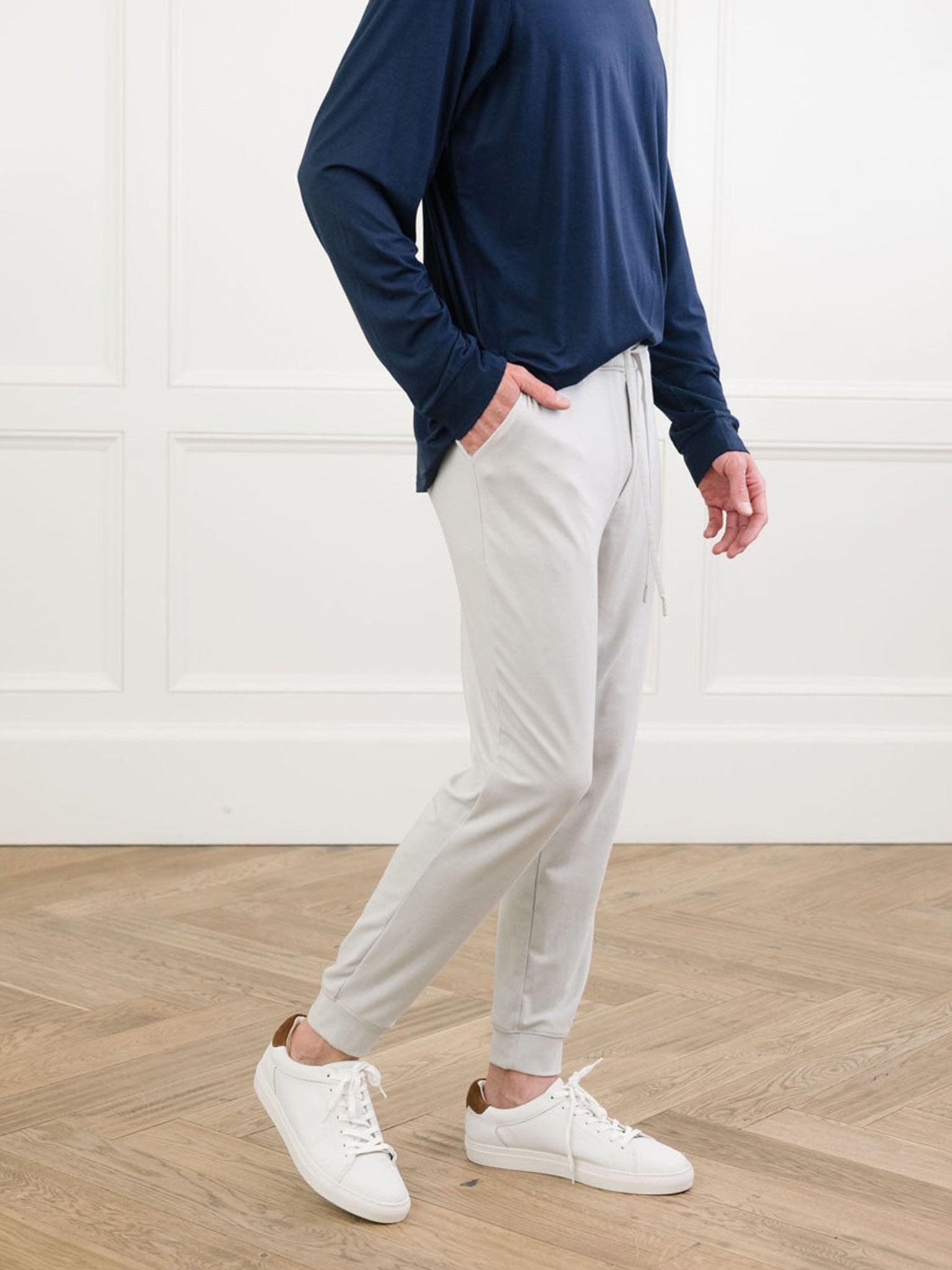 Men's Brushed Bamboo Jogger Set by Cozy Earth at Shirley Shoppe