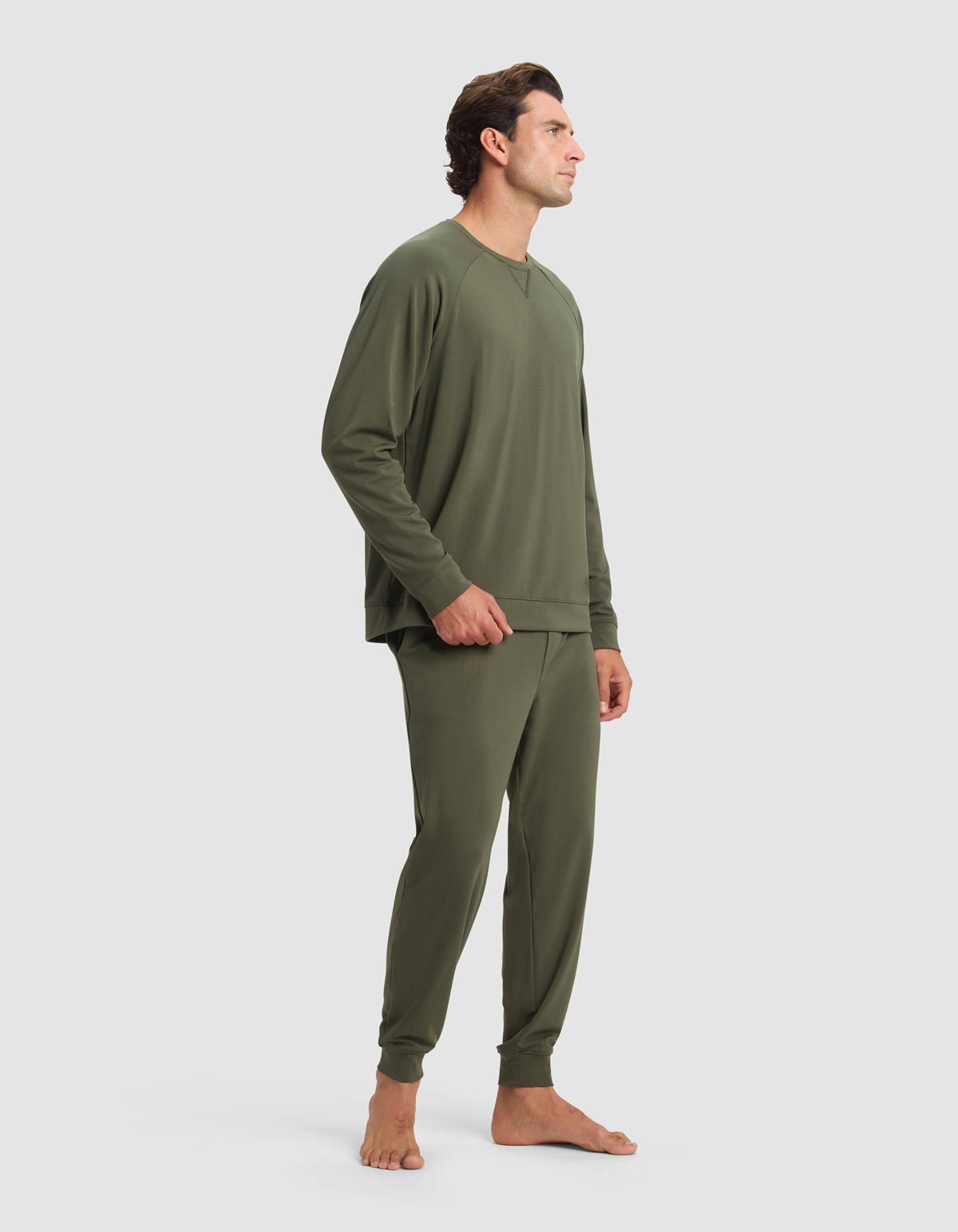 Men's Brushed Bamboo Jogger Set by Cozy Earth at Shirley Shoppe