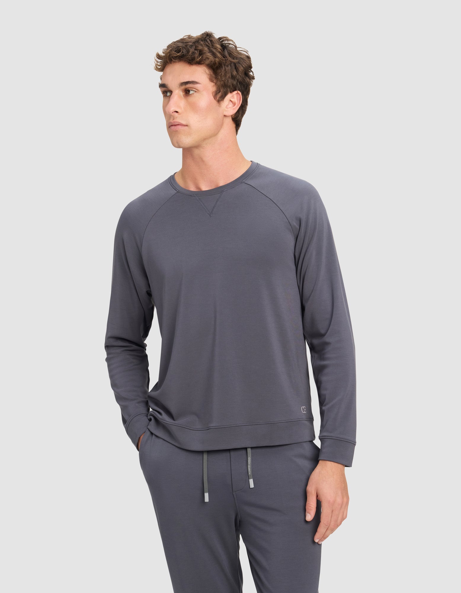 Men's Brushed Bamboo Jogger Set by Cozy Earth at Shirley Shoppe