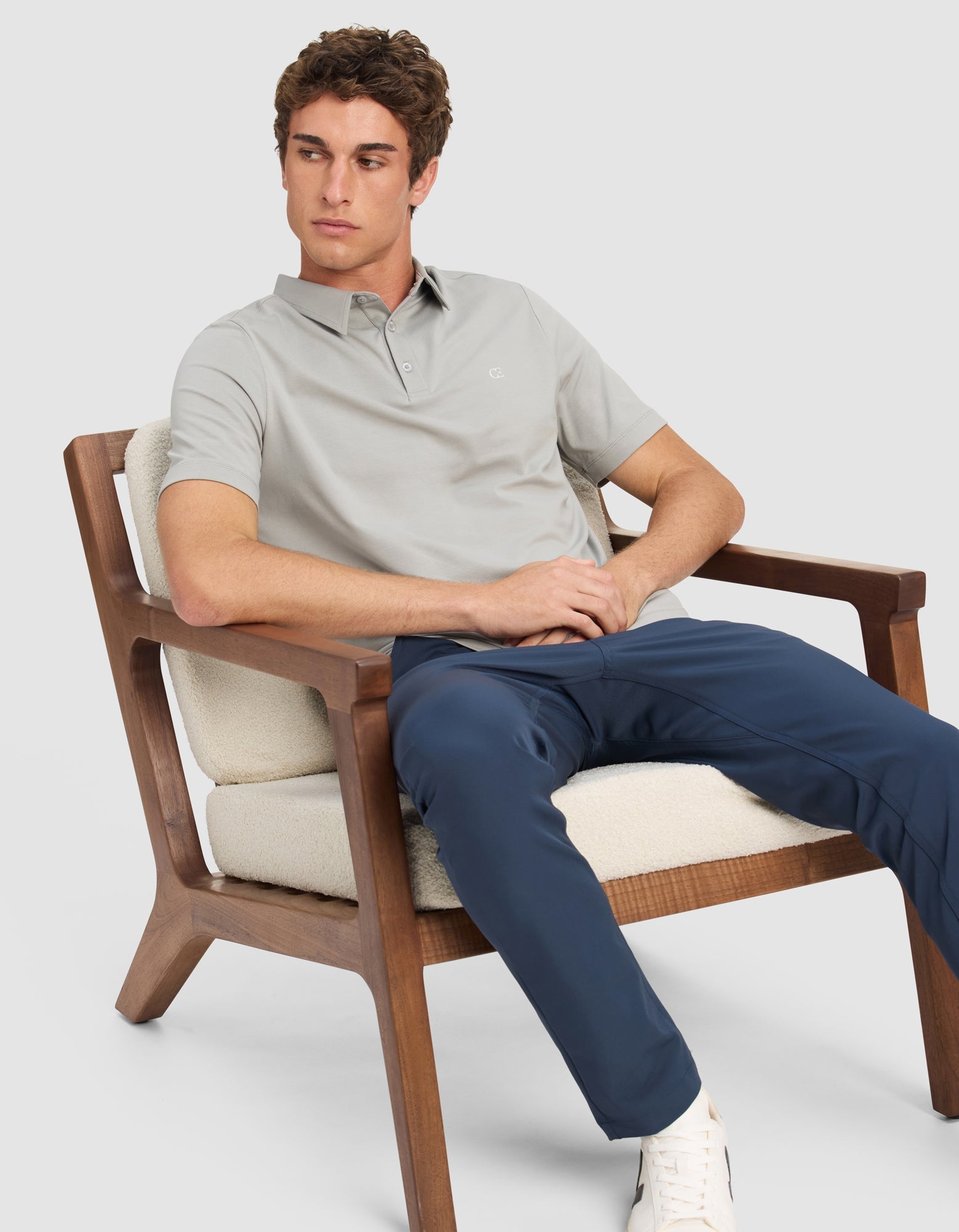 Men's Everyday Polo by Cozy Earth at Shirley Shoppe