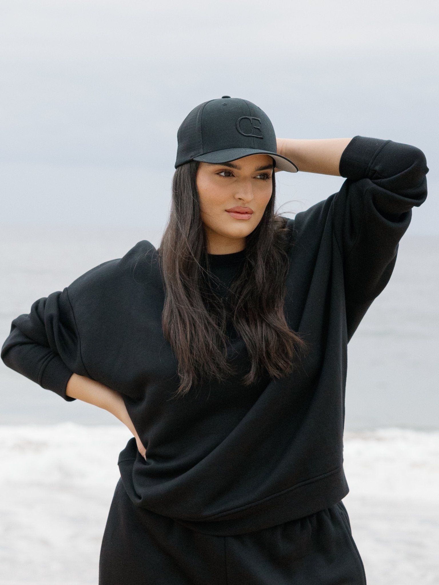 Mesh Trucker Hat by Cozy Earth at Shirley Shoppe
