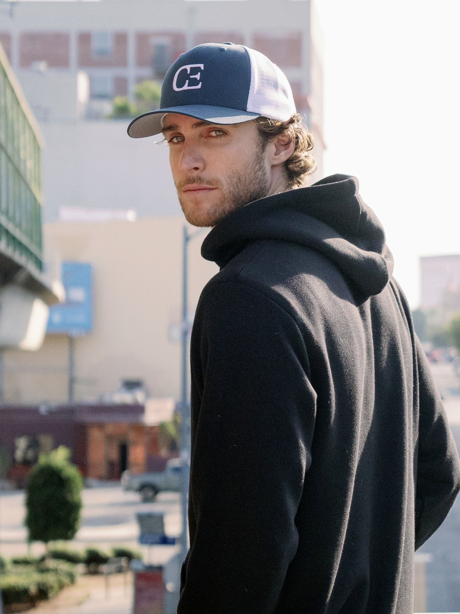 Mesh Trucker Hat by Cozy Earth at Shirley Shoppe