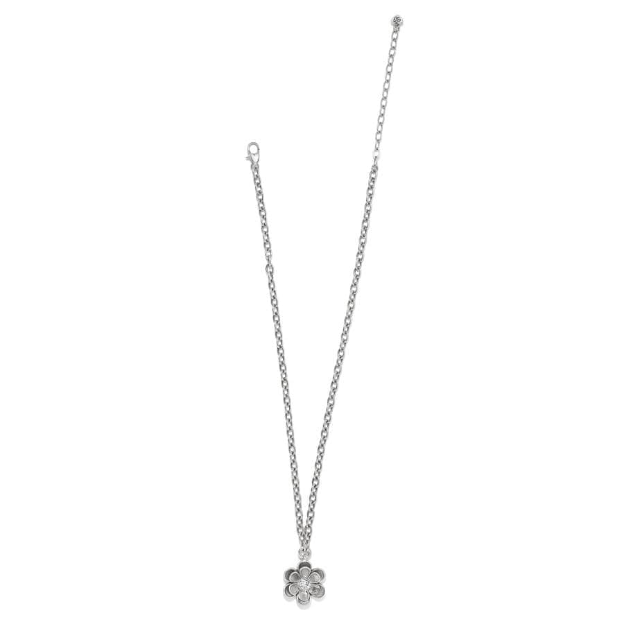Metal Petal Pendant Necklace